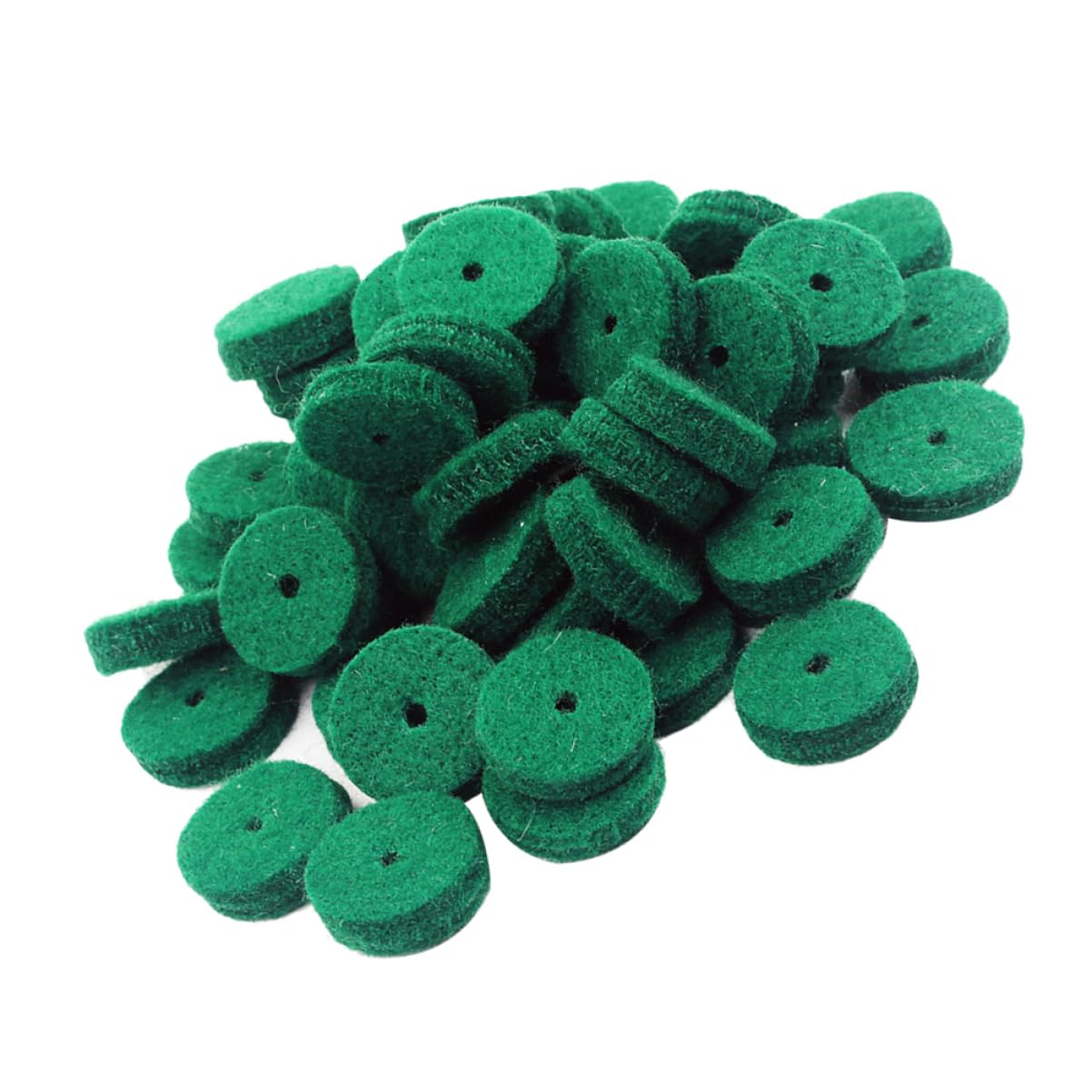 Toddmomy 90 Pcs Piano Keyboard Washers Green Felt Repair Parts for Piano Leveling Essential Accessories and Performance Improvement