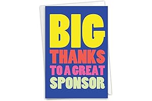 NobleWorks Confirmation Sponsor Card, 5 X 7 Inch