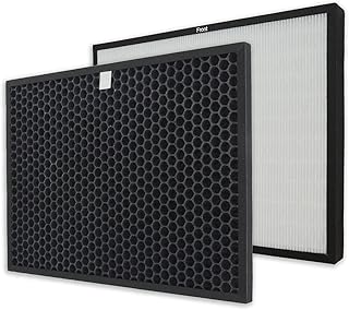 PUREBURG Replacement HEPA Filter Kit Compatible with RabbitAir BIOGS CLASSIC SPA-421A SPA-582A Air Purifier
