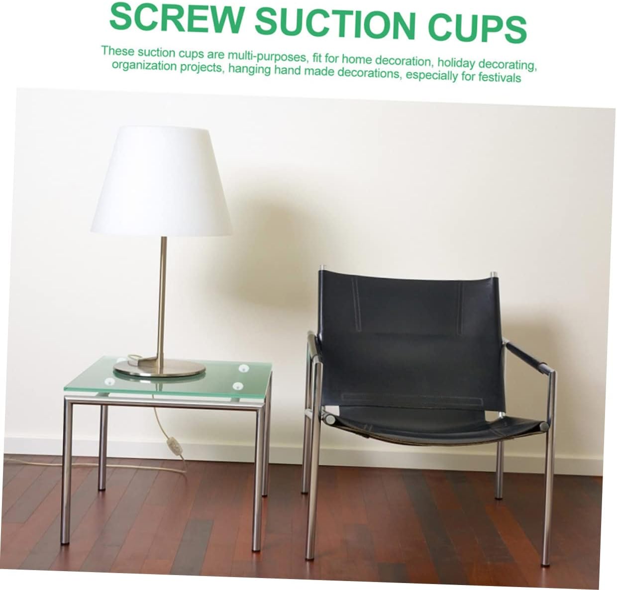 Unomor 8pcs PVC Suction Cups for Home Organization Reusable Sucker Pads for Furniture Car Windows Fish Tanks and Decorative Projects