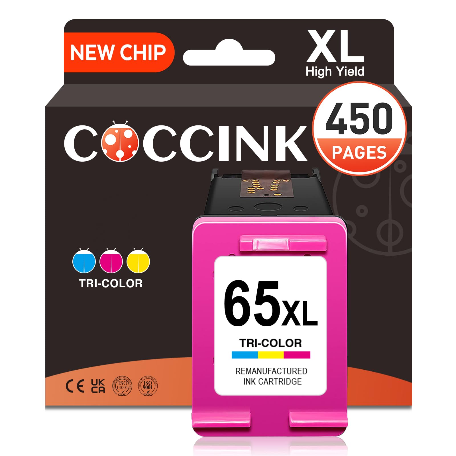 Amazon.co.jp: COCCINK 65XL HP 65カラーインクカートリッジ HP Envy