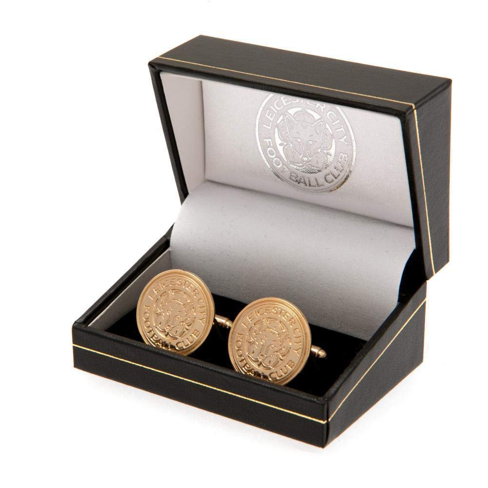 Leicester City F.C. Placcato Oro Gemelli Merchandise Ufficiale