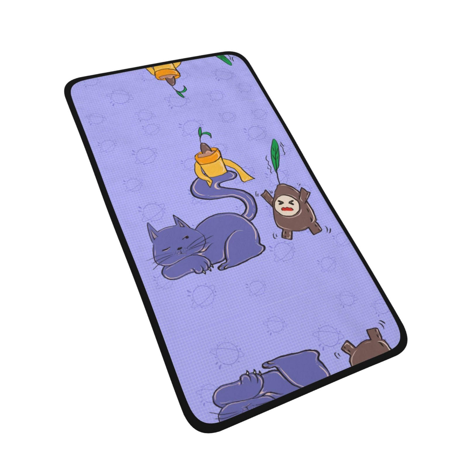 WZYCWB Sunflower Seeds and Cats Printed Quick-Drying Towel - 16x28 inch Absorbent Sports Towel, Suitable for Travel, Gym, Outdoor Camping, etc.