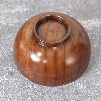 Amazon.co.jp: お椀 汁椀 木のお椀 木製 布袋 汁椀 5客セット