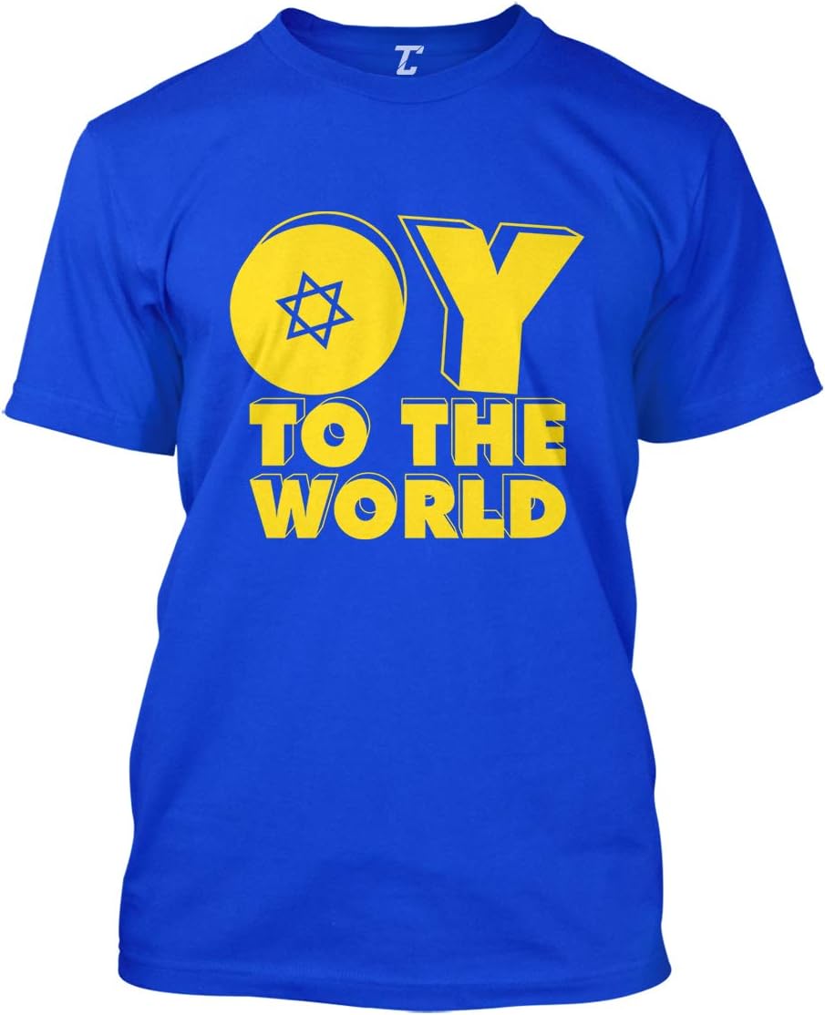 Oy to The World - Joy Jewish Pun Funny Men's T-Shirt