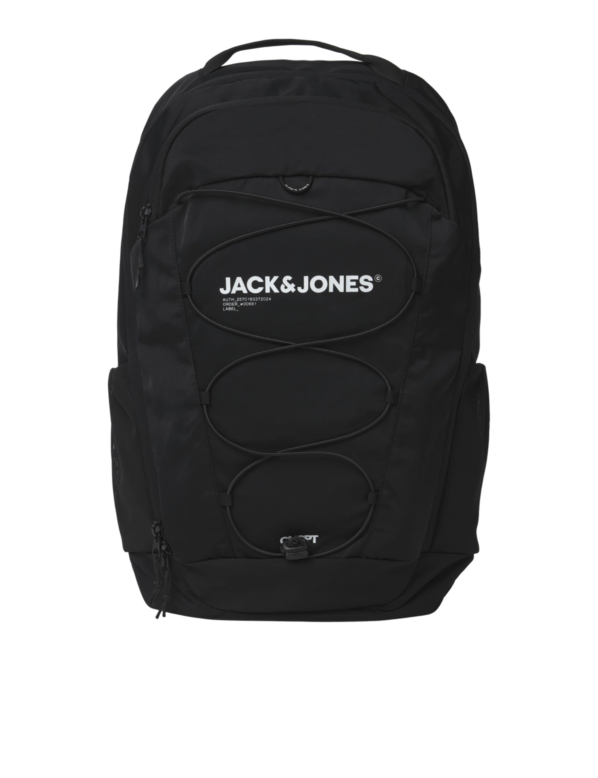 JACK & JONES Men's Jaccitrus Backpack Black, black, One Size