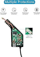 Vista 5 de Hanatora Cargador de batería para coche para DJI Mini 5 4 3 Pro, Mini 3 Drone, 3 en 1 (USB + 2 x Batería) Accesorios de concentrador de carga rápida