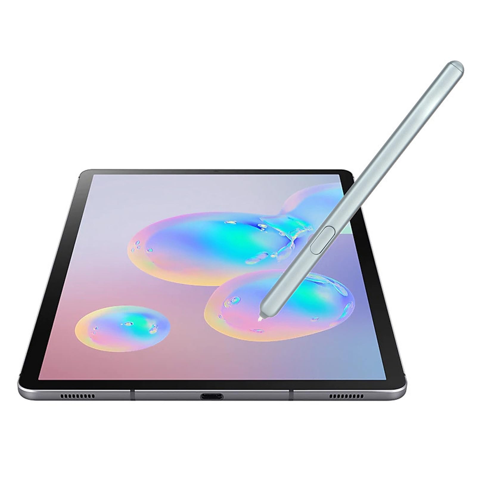 Para Tab S6 Stylus Azul Magnético 4096 Presión Precisa Bolígrafo inteligente duradero con 5 puntas para tableta SM T860 T860 T865 T867 para tomar notas de dibujo