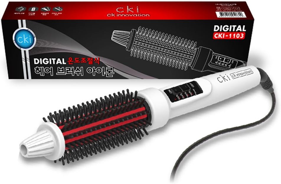 CKI Hair Volume Blush Iron, CKI-1103, Ceramic Hair Iron, 220V (Small(0.74inch))