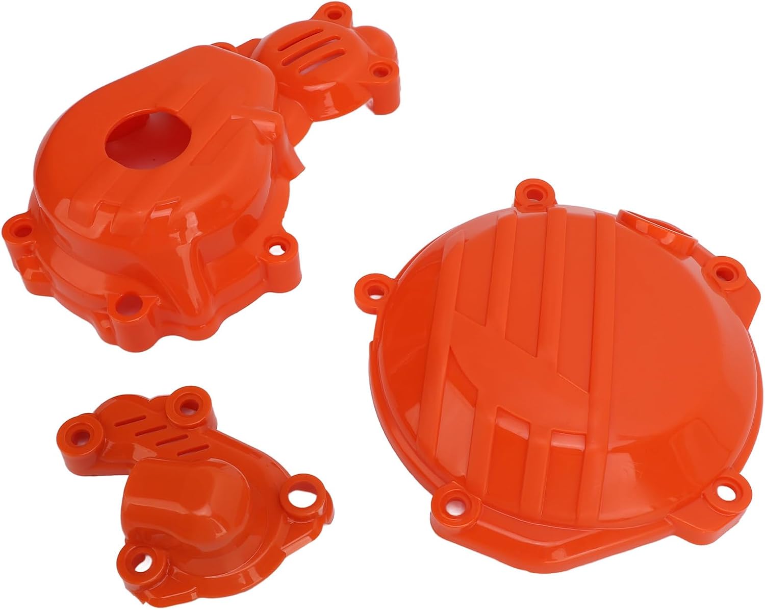 Brilluxa Clutch Protector, Engine Case Guard Case Saver Compatible with XC F SX F EXC F Six Days 250 350 (Orange)