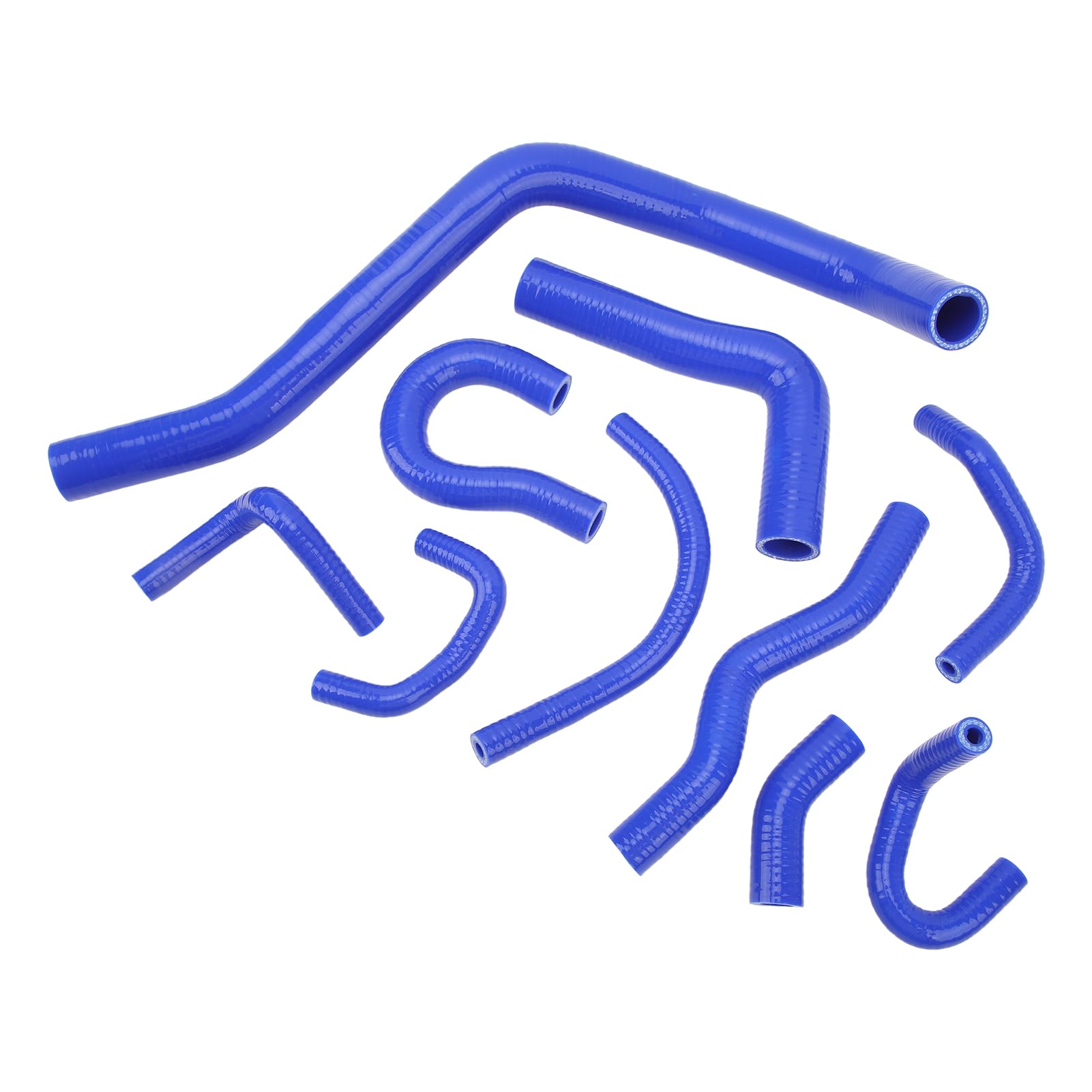 Kit de Manguera de Radiador de Silicona, Manguera de Refrigerante de Radiador de Silicona, Sello de Silicona Duradero para CR-X Base/DX/HF/SI 1988 a 1991 (BLUE)