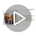 Image of Amazon Basics Flameless LED Candles with Remote Controller & Timer|Golden Acrylic Fiber Glass|Set of 3|(Smoked Grey), Unscented