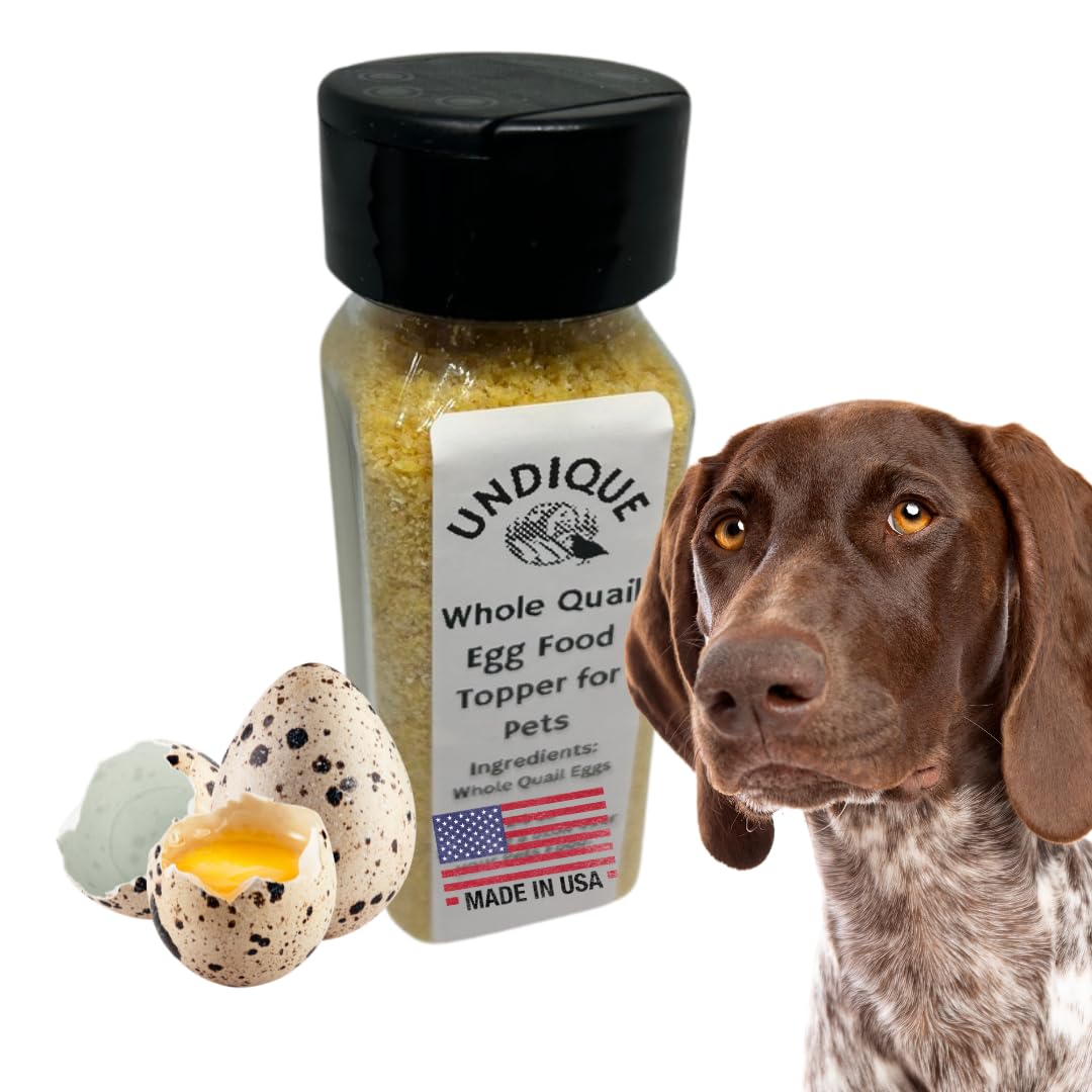 Undique Quailicious Boost Pet Food Enhancer - Healthy Dog Food Topper with Whole Quail Eggs - Pet Health Supplements for Energy, Immune Function,