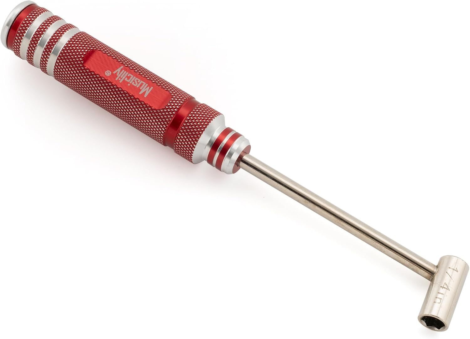 Musiclily Pro Hardened Steel 6.35mm 1/4 Inch Hex Socket Wrench Nut Driver
