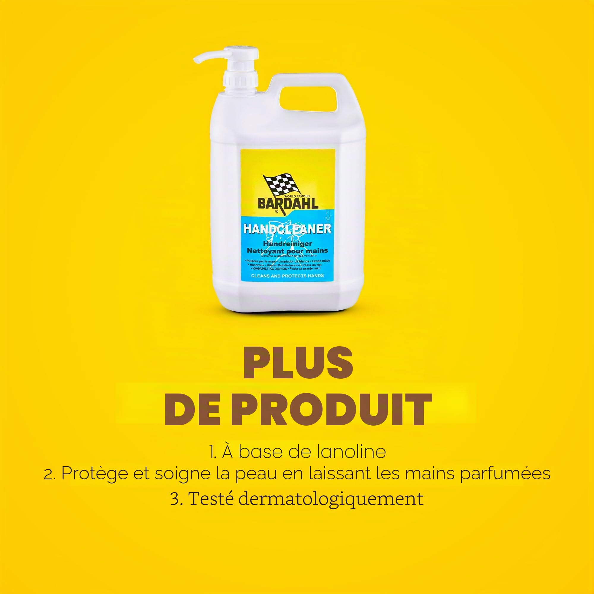 Bardahl 60355 Lot de 5 L de nettoyage pour les mains