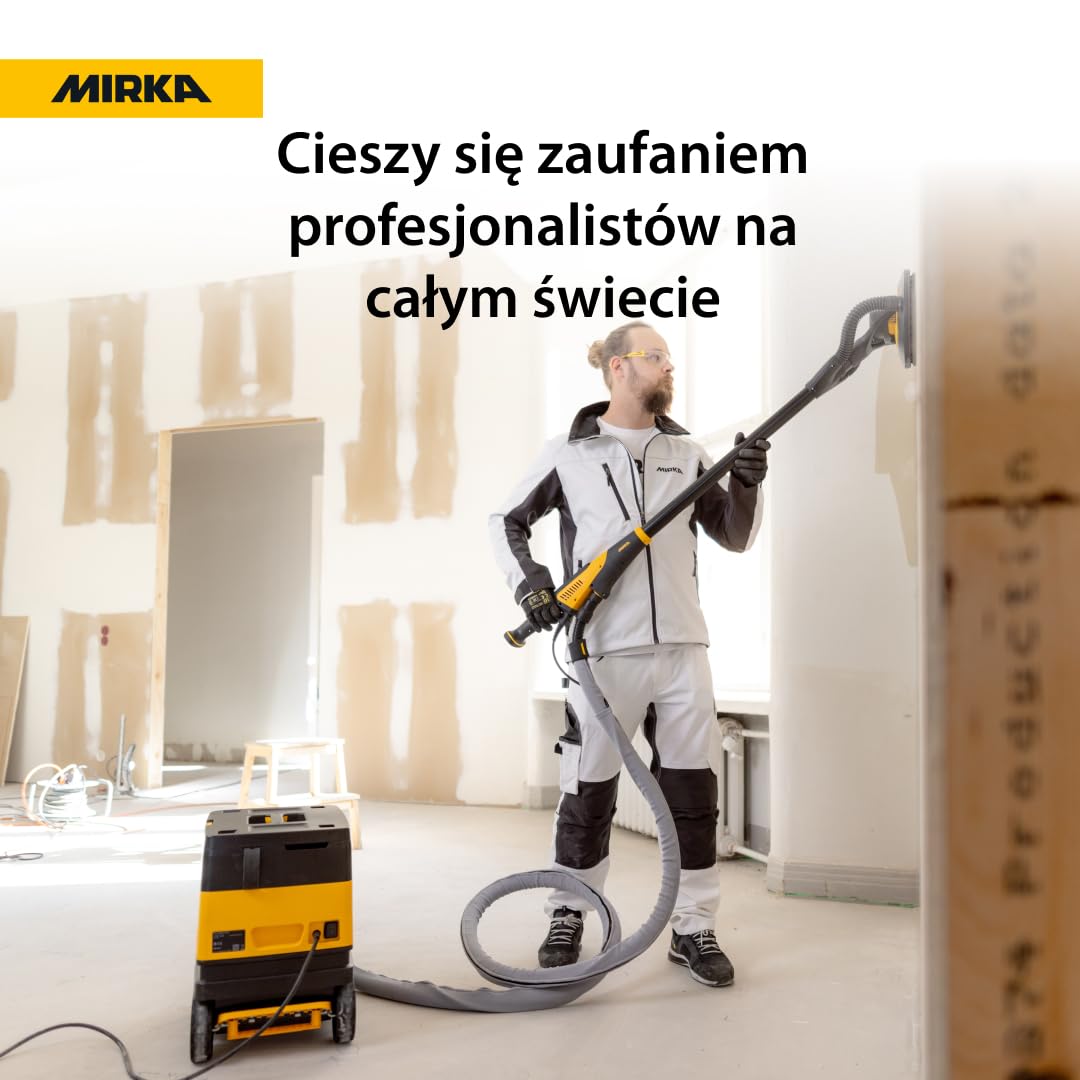 MIRKA DEXOS 1217 M AFC/odkurzacz przemysłowy klasa M/17 l, odkurzacz na mokro i sucho, automatyczne czyszczenie filtra, wąż 4 m i złączka