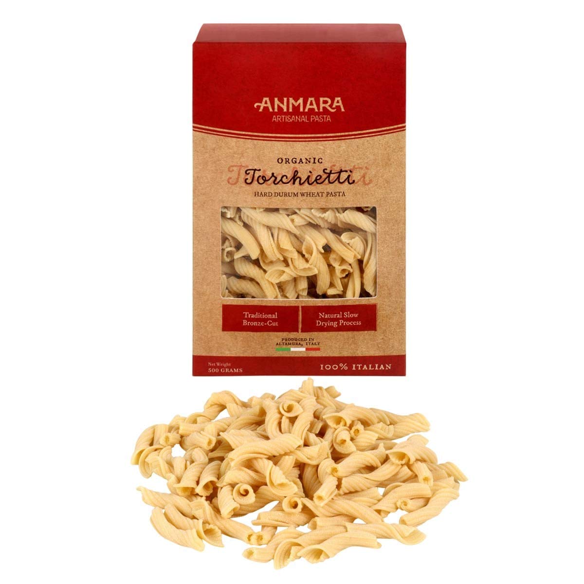 Anmara Artisanal Pasta, Organic Torchietti, Hard Durum Wheat, 500 g (B08L6P7X7S) Amazon Price History, Amazon Price Tracker