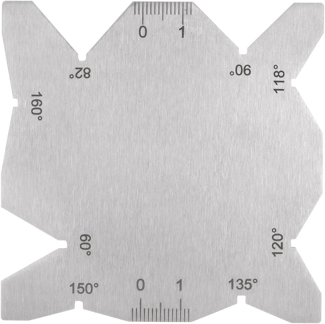 HARFINGTON Drill Bit Angle Gauges 60°-160° Drill Sharpening Gauge, Stainless Steel Angle Measuring Gage