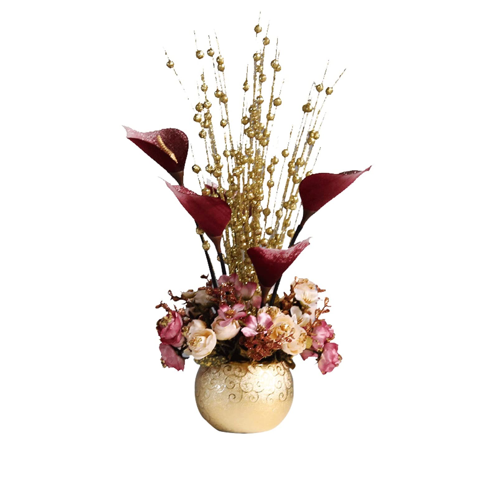 Kit Bouquet di Rose Colorate, Fiori Artificiali per Amica o Moglie Il Giorno del Ringraziamento, Anniversario, Festa della Mamma e Compleanno per Soggiorno