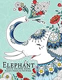 Elephant coloring books for adults: An Adult Coloring Book with Elephant and Mandala doodle Designs