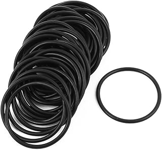 Aexit 40Pcs 32mm Electrical equipment x 1.9mm Rubber O-rings NBR Heat Resistant Sealing Ring Grommets Black