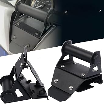 Motorcycle Clamp Bar Multi-Bar Holder for FORZA Motorcycle GPS Navigator Plate Bracket for Forza 300 350 250 125 NSS300 NSS350 MF13 MF15 Black