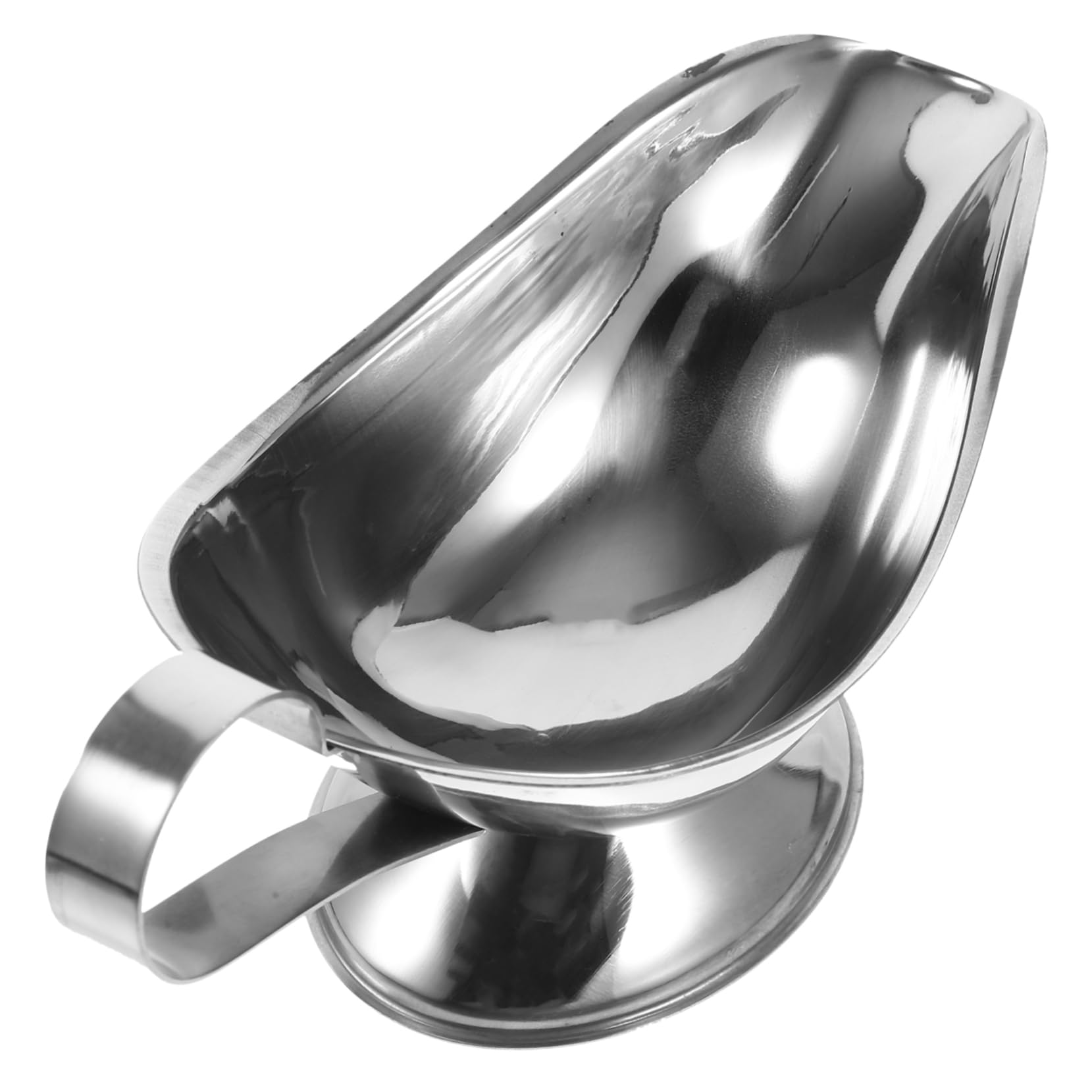 BRIGHTFUFU Sauce Container Milk Pitcher Cup Sauce Storage Seasoning Cup Tomato Sauce Pot Creamer Pitcher Gravy Pourer Gravy Sauce Plate Dish Milk Creamer Jug Gravy Bowl Steak Sauce Cup Silver