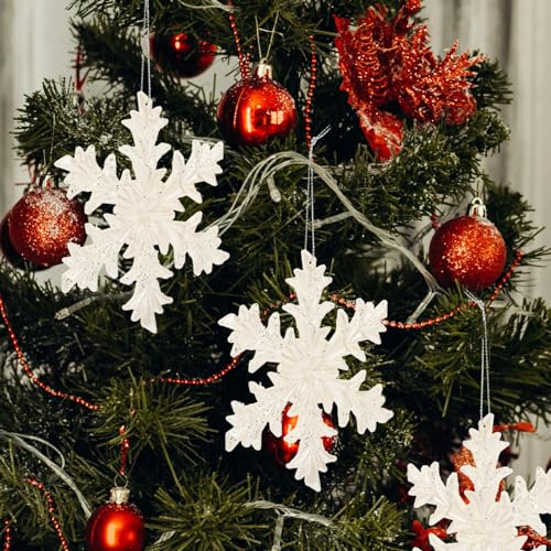 Cabilock Enfeites De Floco De Neve Encantos De Floco De Neve Pingentes Pendurados Para Decorações De