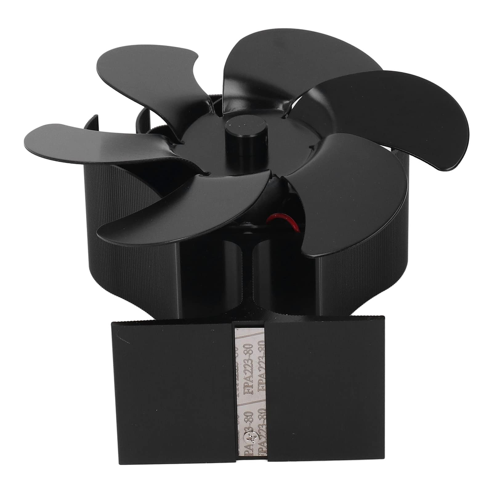 mingzhe Ventilatore per Stufa a Legna a 6 Pale con Funzionamento Silenzioso per Un'efficiente Distribuzione del calore. Alluminio 152 Mm