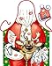 Weihnachtsmann Motiv Kochschürze Sexy Weihnachts Mann Schürze : Sexy Weihnachtsmann -- Themenschürze mit Minischürze für Flaschen