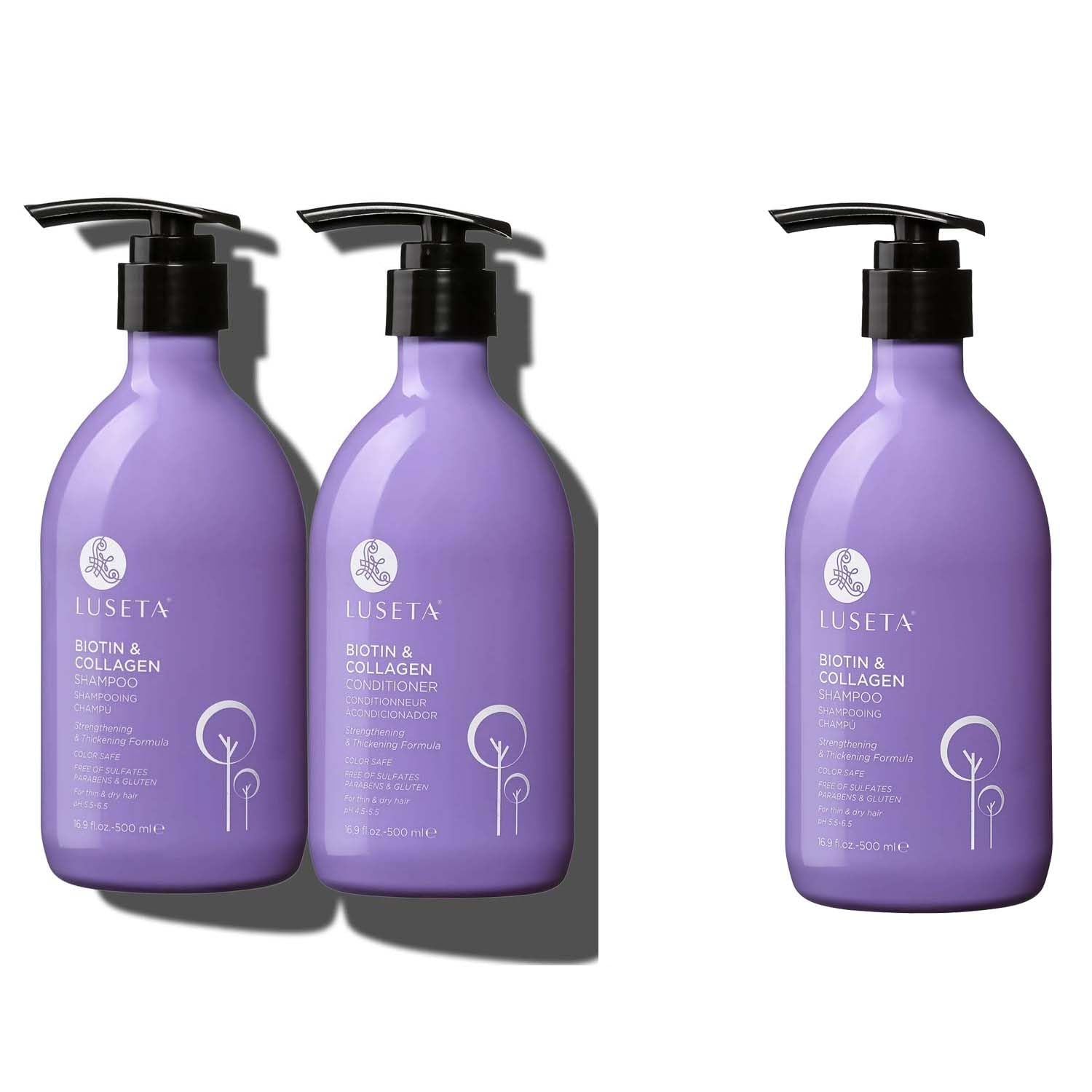 Amazon.com : Luseta Biotin Shampoo & Conditioner Set (16.9 oz each