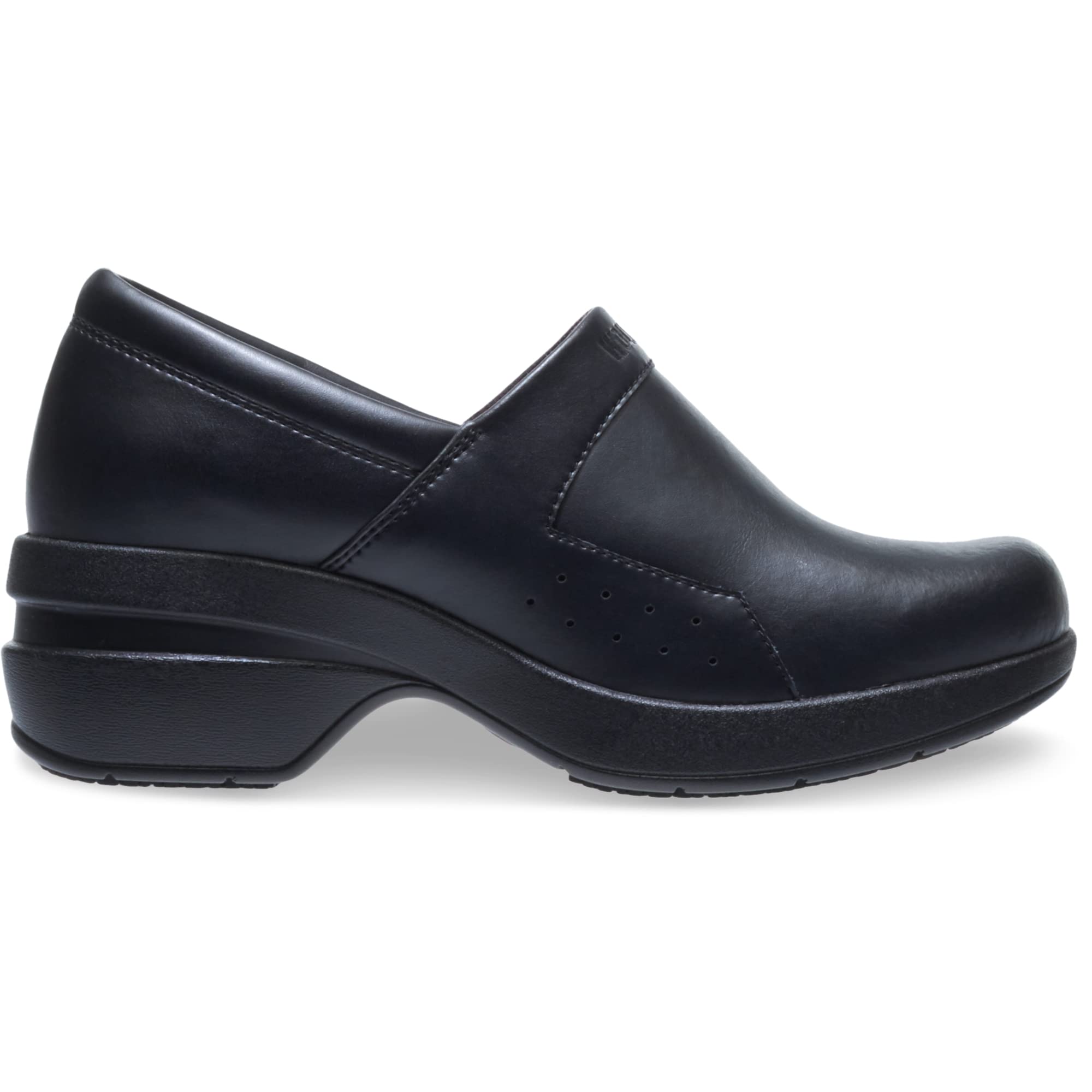 Wolverine Women's Xpedite SR Slip-On Food Service Shoe, Black, 6.5 M US