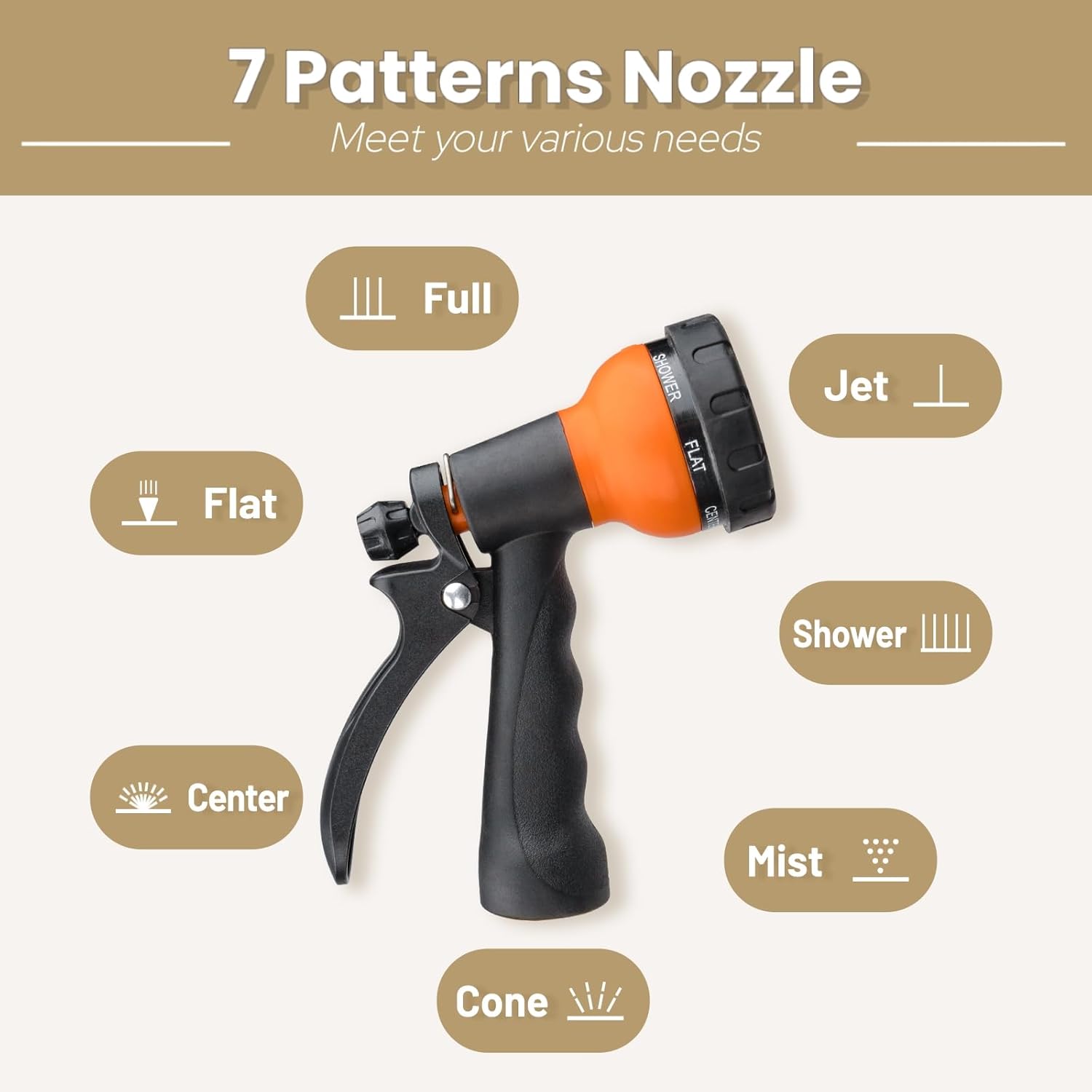 Fevone Retractable Garden Hose Reel 100 ft, Smooth Auto Rewind, No-Kink & No Jam, Wall Mounted with 180° Swivel, Easy Install Heavy Duty Hose Reel for Garden & Yard