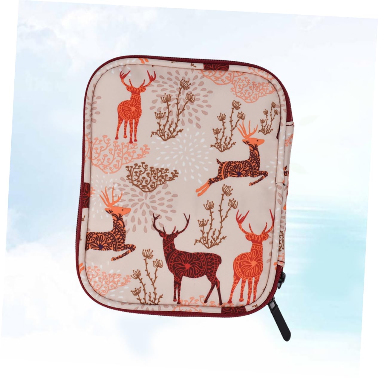 Operitacx 3stücke Strickzeug Organizer Tasche Aus Handgefertigte Aufbewahrung Für Stricknadeln Und Häkelwerkzeuge Für Kreative Projekte Unterwegs Mit Floralem Druck Und Robustem Design