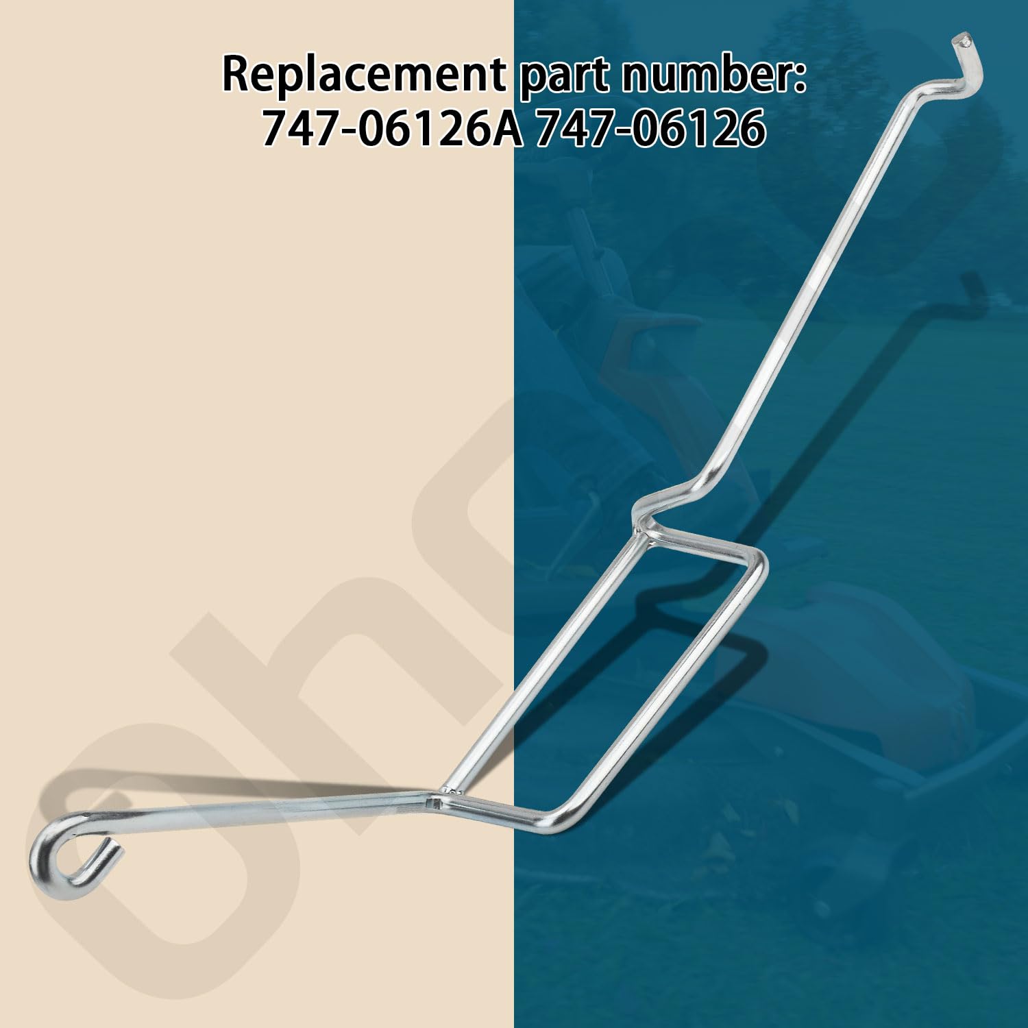 Ohoho 747-06126A 747-06126 - Correa de transmisión compatible con cortacésped Cub Cadet de 30 pulgadas, compatible con el modelo: CC30 CC30H Hydro Mini Rider