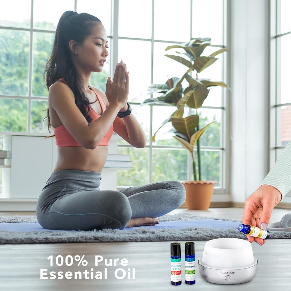 SpaRoom Aromatherapy 100% Pure Essential Oils for Diffusers and Air Freshners, Daily Collection, Set of 3 image 2