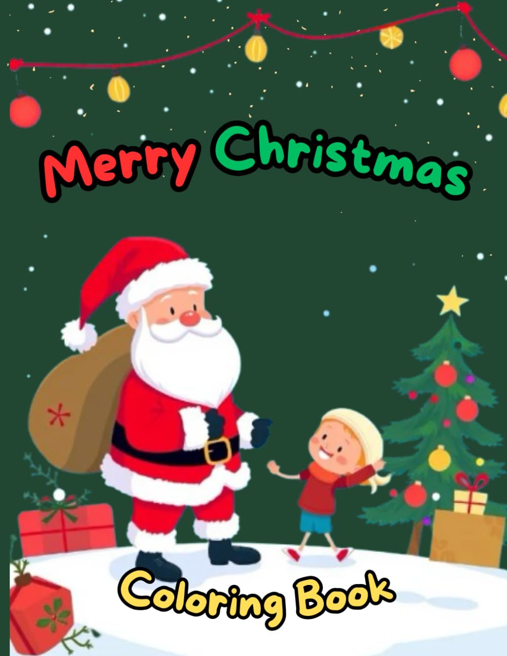 Merry Christmas: Coloring book for kids