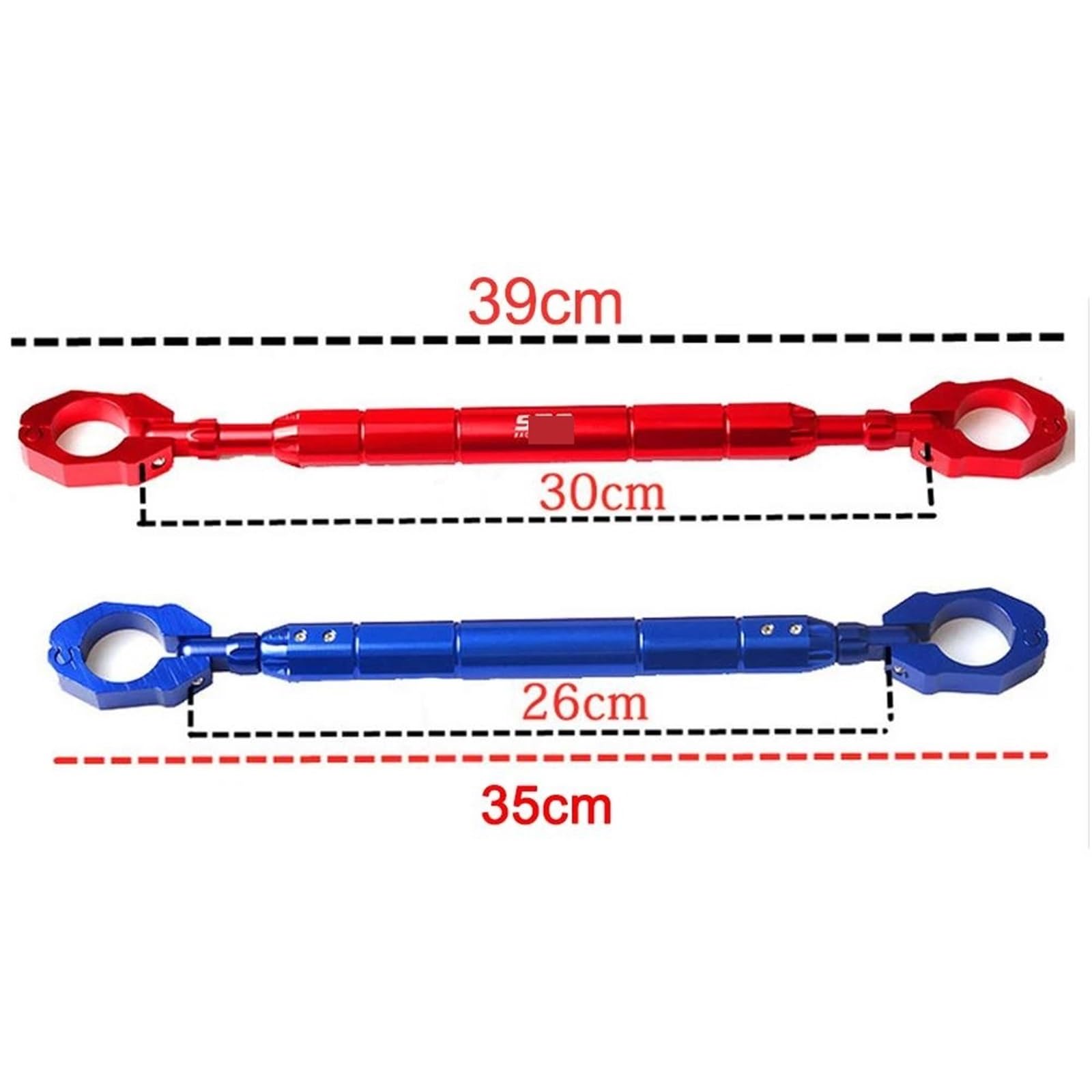 Barra di Rinforzo Manubrio Barra Porta Telefono Universale per Motocicletta da 25 Mm A 28 Mm per Rafforzare L'equilibrio del Manubrio Traversino Manubrio Moto(3)
