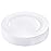 bUCLA 30PCS White Plastic Dinner Plates Disposable - Premium 10.25inch White Weddings and Party Dinner Plates
