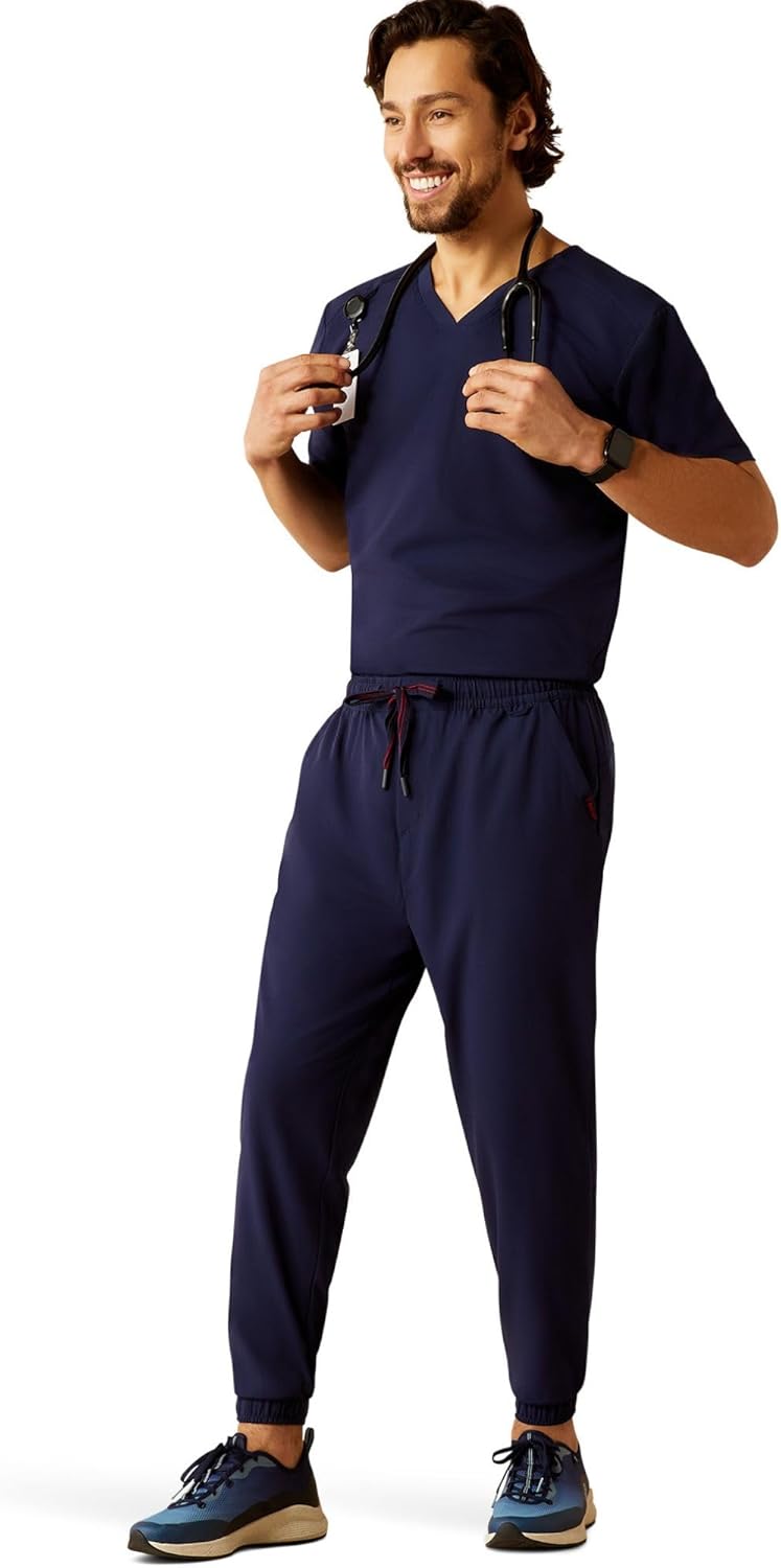 Ariat Mens Drew Cargo Stretch Jogger Scrub Pant - Image 3