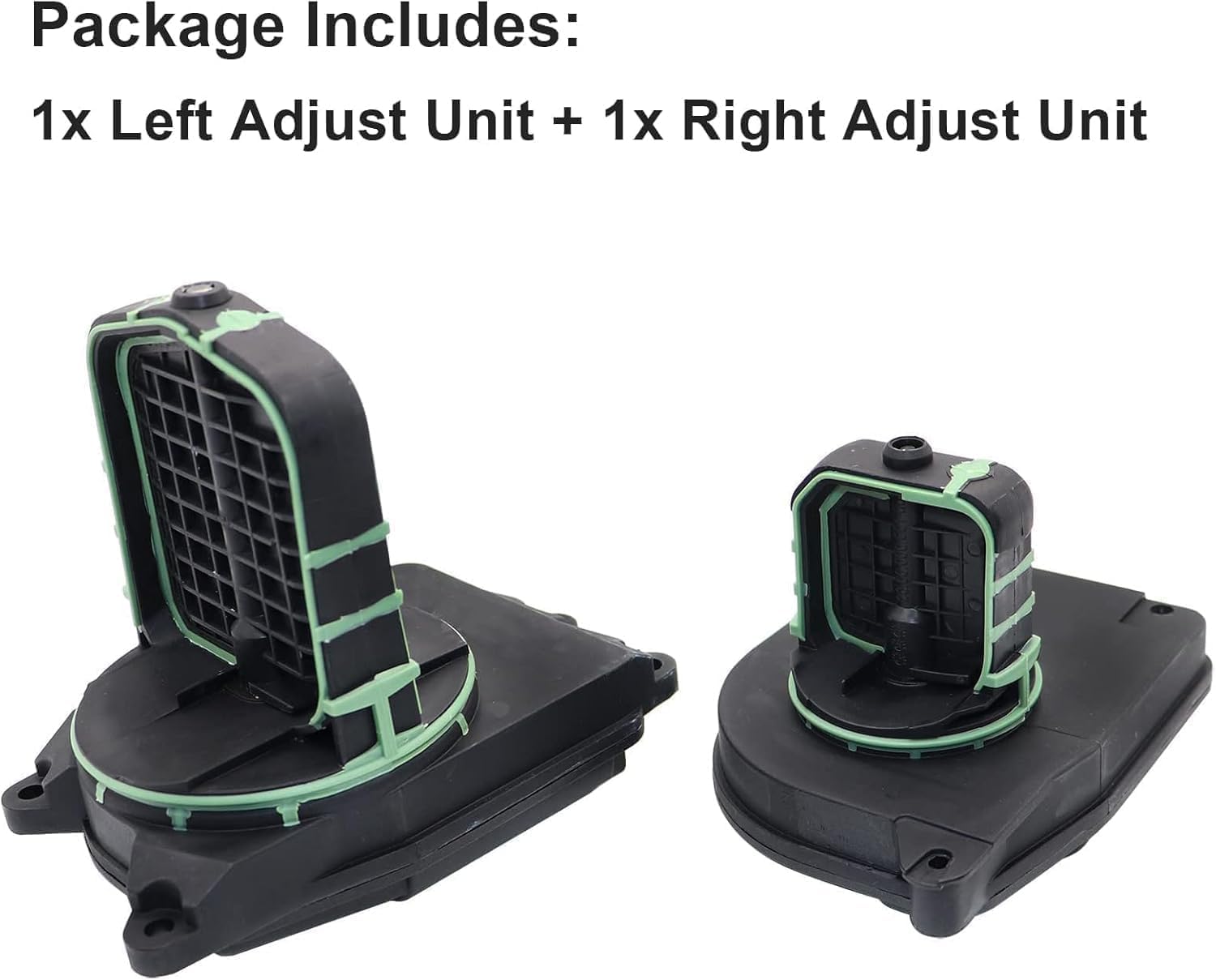 SecosAutoparts 2PCS Left & Right Air Intake Manifold Adjusting Unit DISA Valve fit for BMW X5 X3 Z4 E82 E88 E92 328i 528i 530i 128i 2009-2015 11617522929 11617579114 11617560537 11617560538