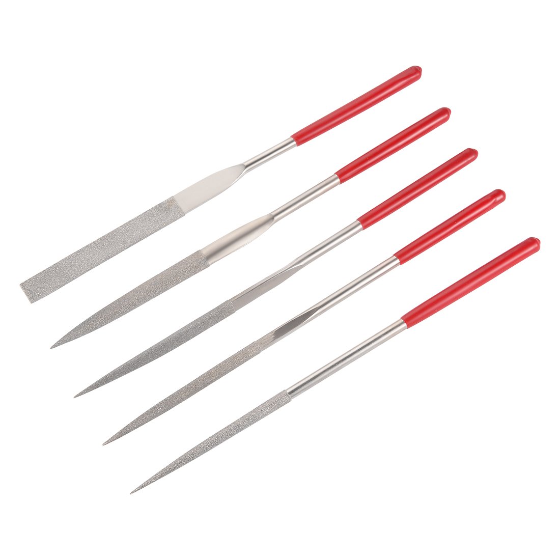 Jeu De Limes à Aiguilles En Diamant 5x180mm, 10 Pièces, Limes