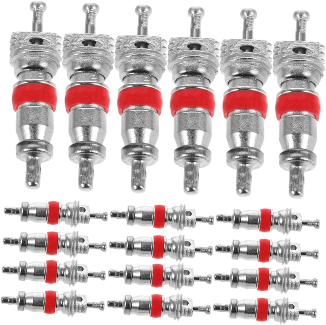 Zerodeko 200Pcs Tire Valve Core Durable Tire Stem Removal Tools for Automotive Motorcycle High Sealing Design Easy Installation Reliable Performance for Stable Tire Pressure