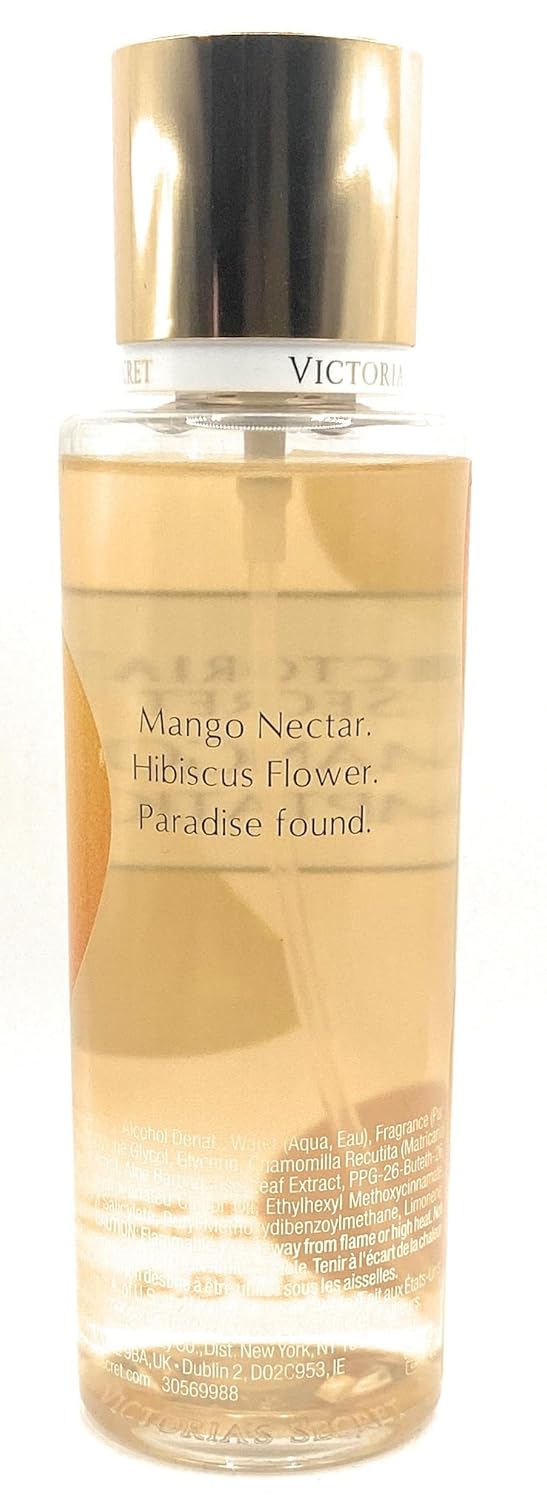 Victoria's Secret Mango Temptation Fragrance Body Mist 8.4 Fluid Ounce Spray Discontinued Packaging