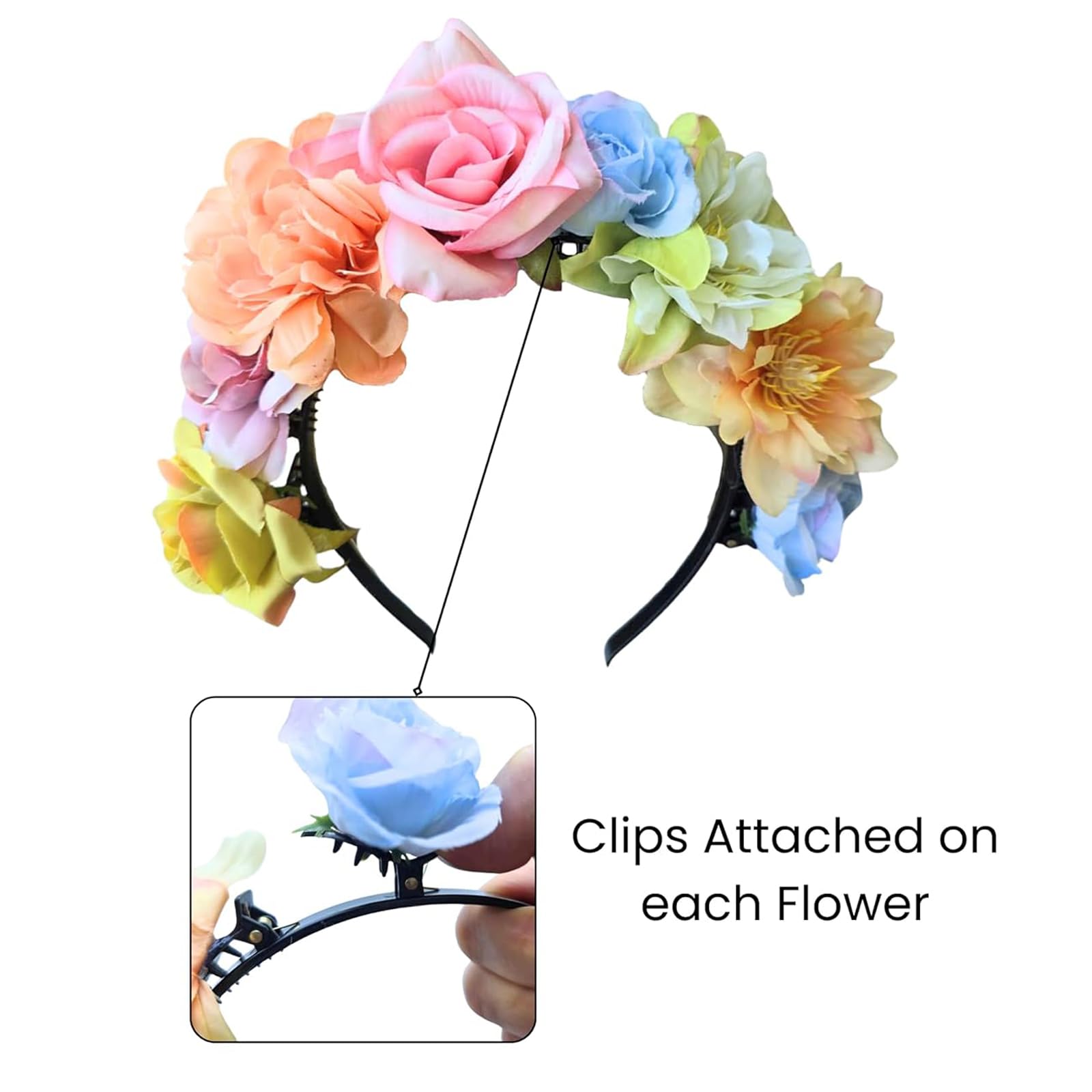 Ssyang artificial flowers hair ripe, bridal art flowers - Image 3
