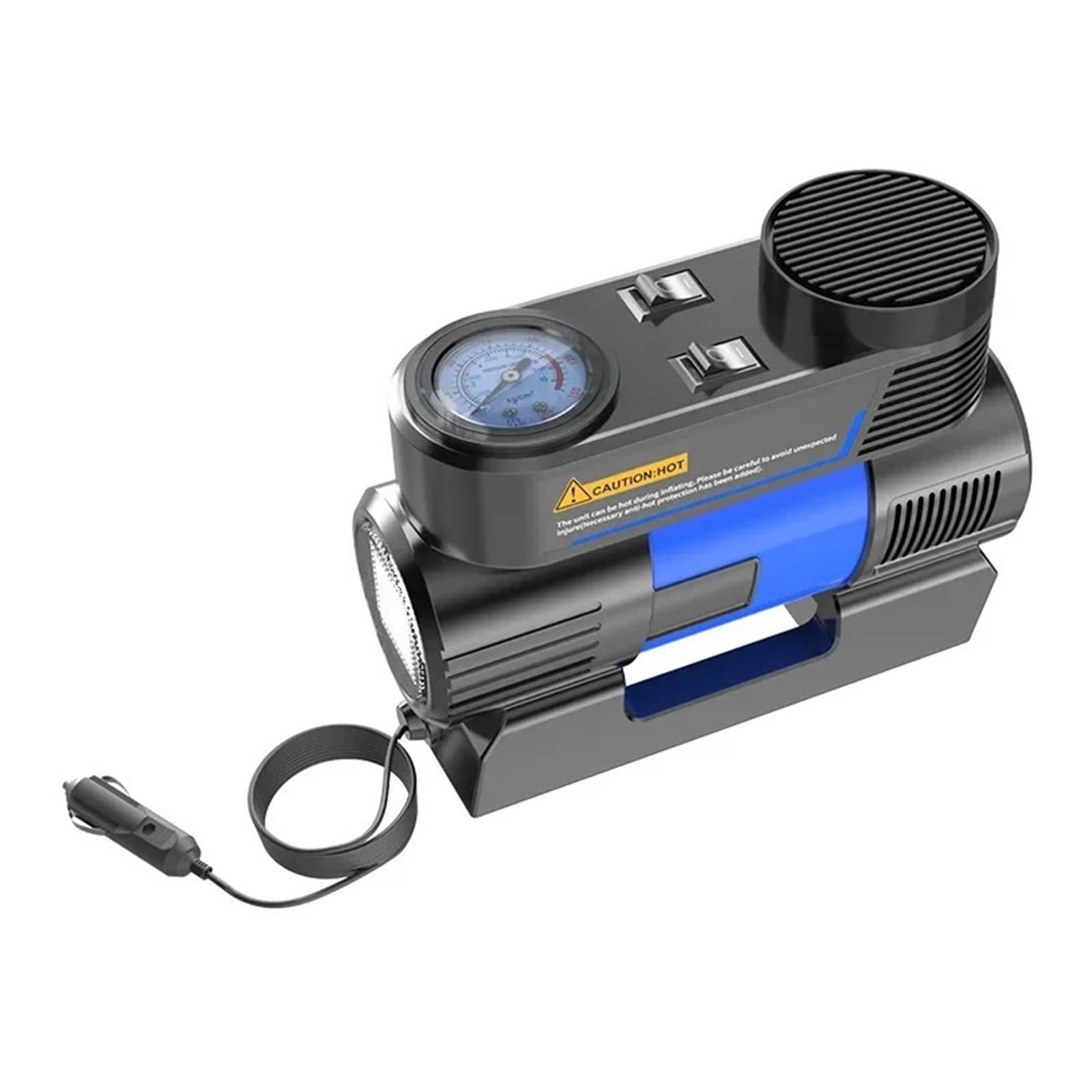 Compressore d'Aria for Auto 12V 150PSI Gonfiatore for Pneumatici for Portatile Pompa Gonfiabile Digitale Intelligente for di Aria for Barca da Bicicletta for Inflazione Istantanea(Pointer Style)