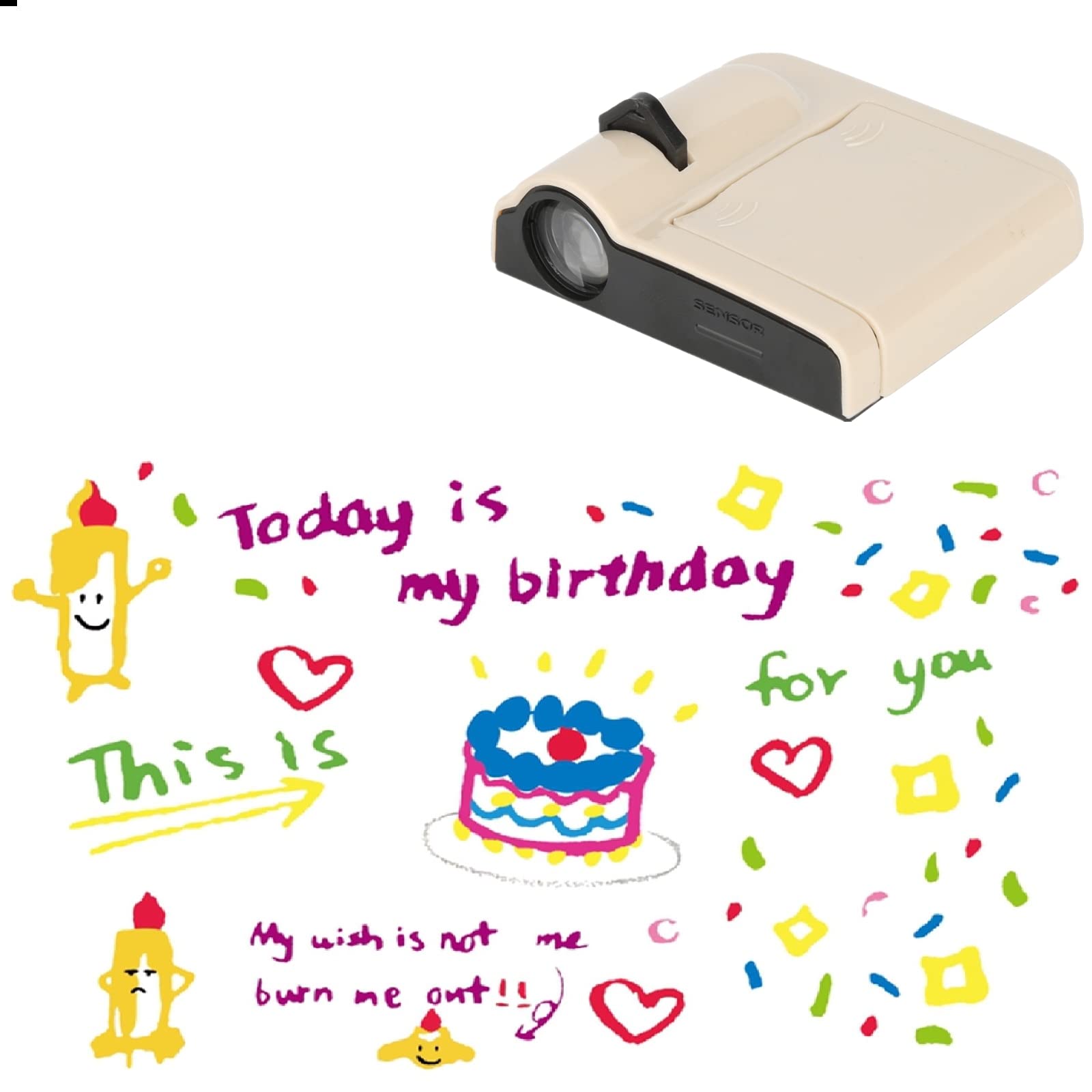 Amazon.co.jp: ハッピーバースデープロジェクターライト