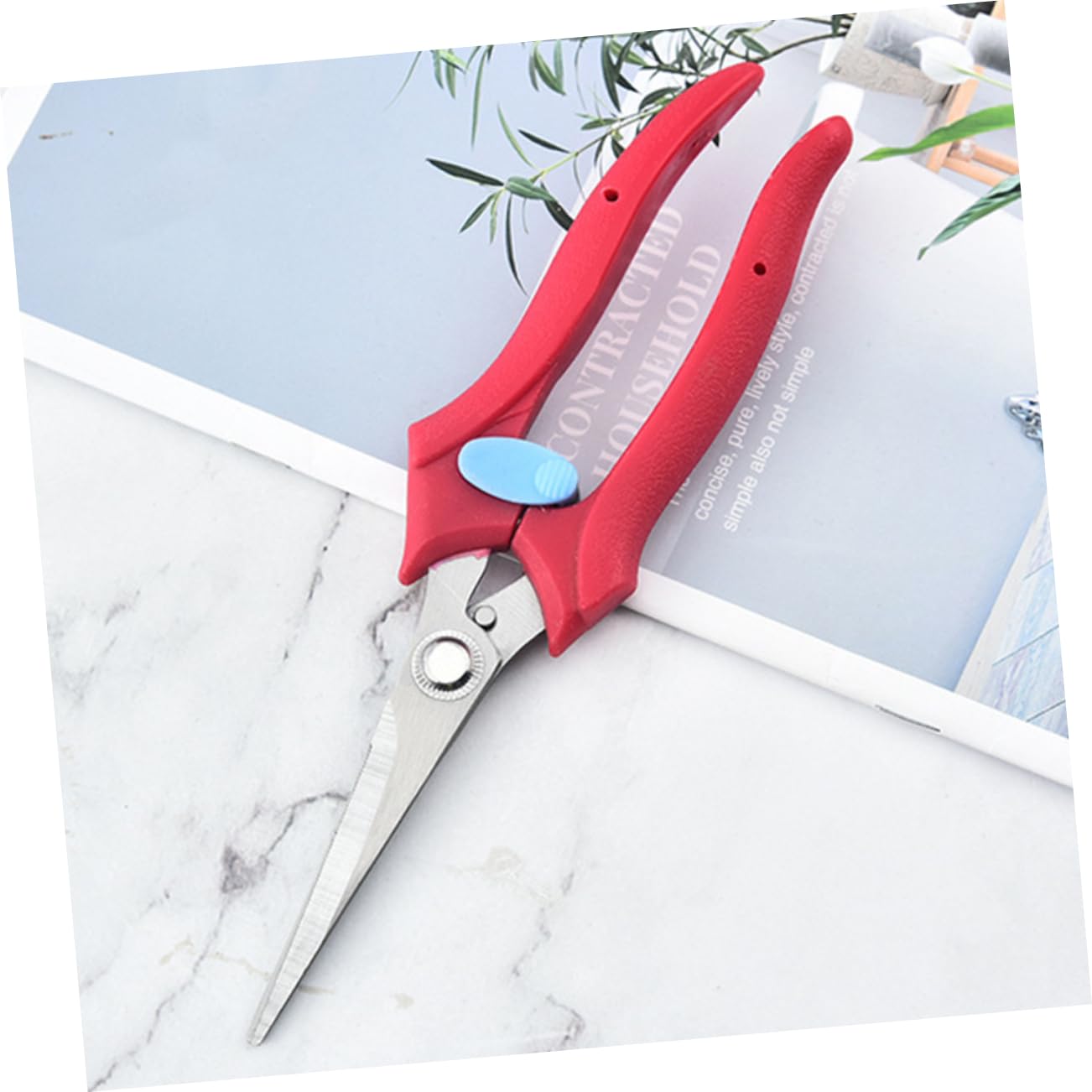 BESPORTBLE 3pièces Sécateur De Jardinage Ergonomique Inoxydable Cisailles De Prise De Fruits Et Fleurs Outil De Et Léger Pour Branches Et Plantes Prise Antidérapante Et Design