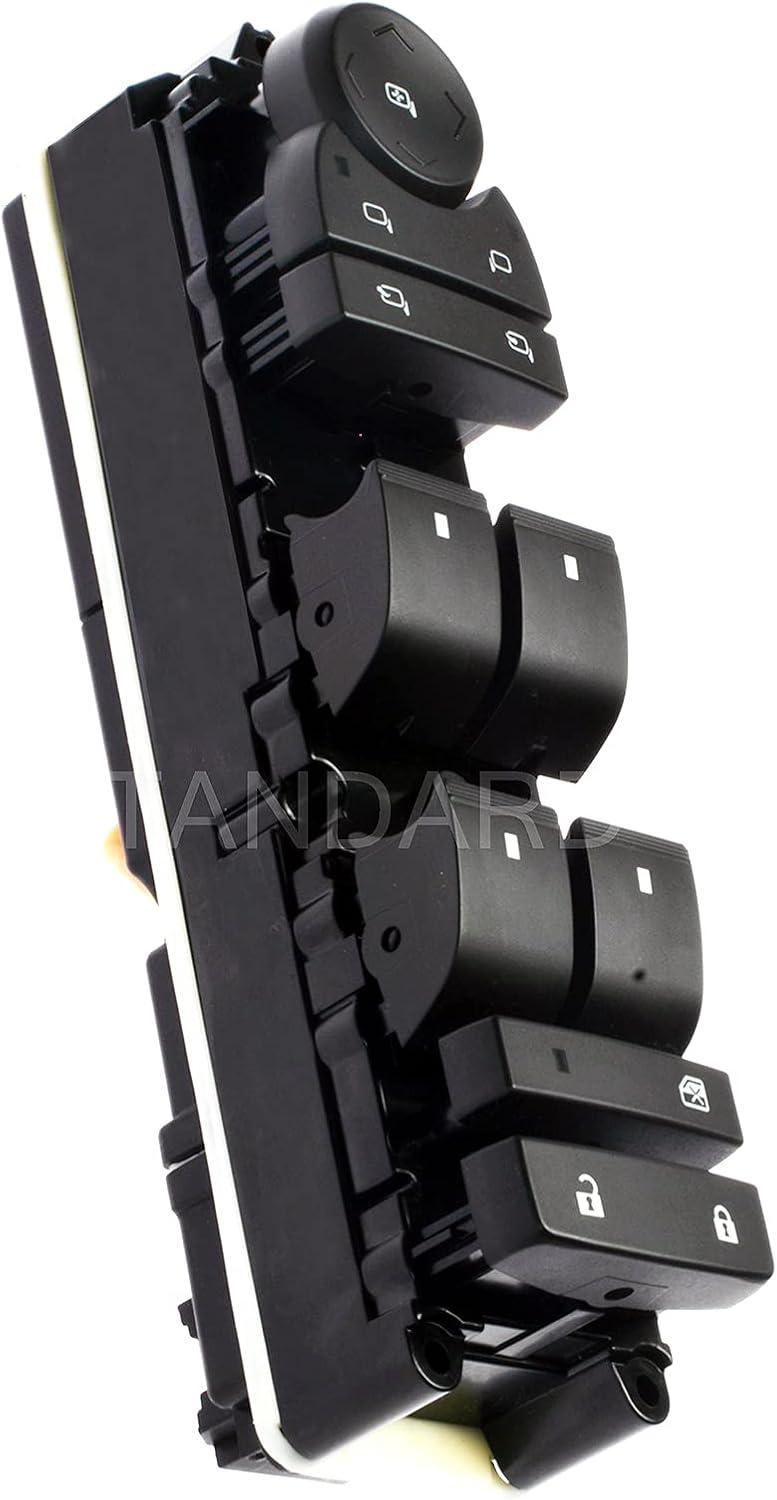 Standard Motor Products DWS-1004 Driver-Side Power Window Switch with Power-Folding Mirrors, ON-VEHICLE NEED TO BE PROGRAMMED. Professional Installation Recommended
