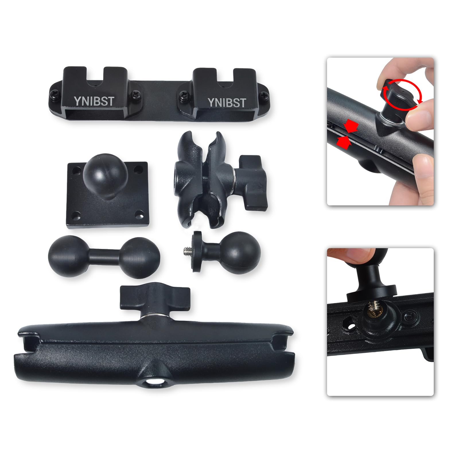Support Multifonctionnel pour Talkie Walkie/Micro Radio, Porte Radio Voiture/Camion, Compatible Motorola Kenwood Baofeng